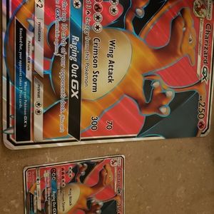 Pokemon Charizard GX cards